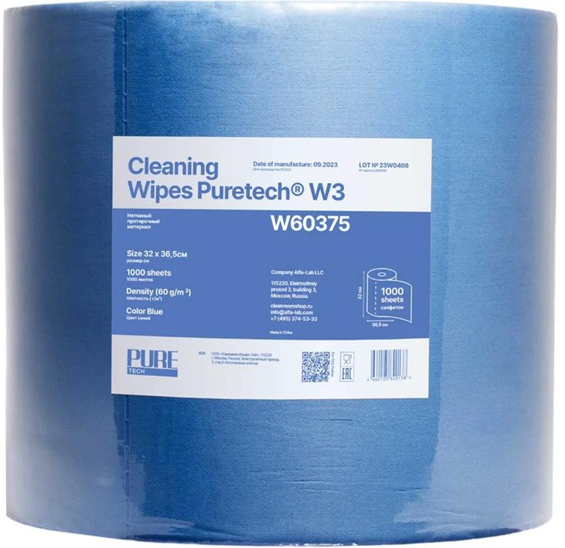 Протирочные салфетки в рулоне Puretech® W60 (1000 листов)