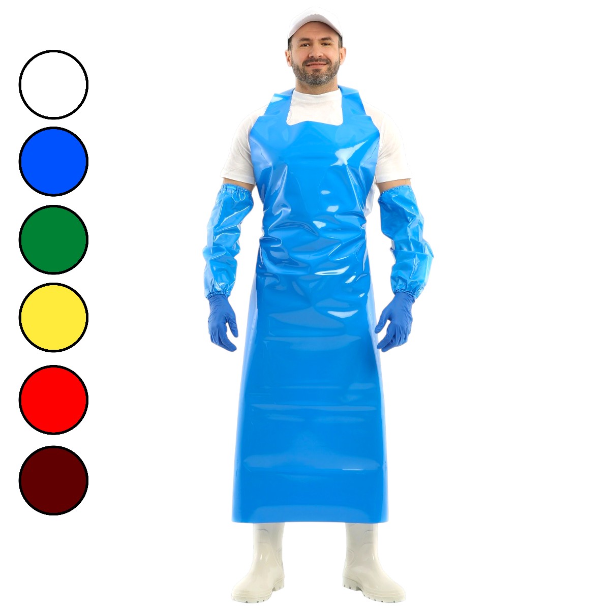 Фартук ЛАРИСАН цельнокроеный полиуретановый 83х150см, 300мкм